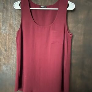Mittoshop wine colored Sleeveless Top